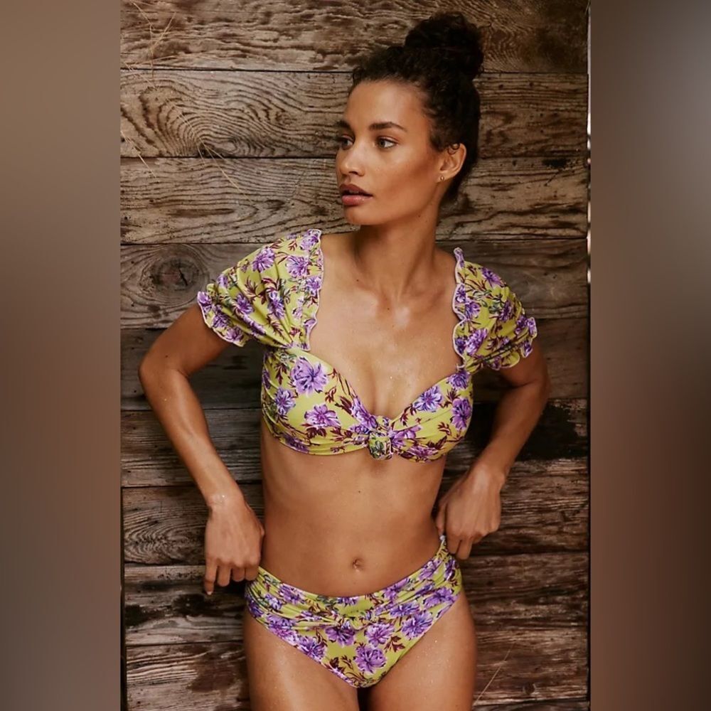 NWOT Anthropologie Beach Riot Robyn Bikini Set